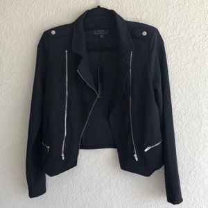 Black Moto Jacket from Fashion Nova